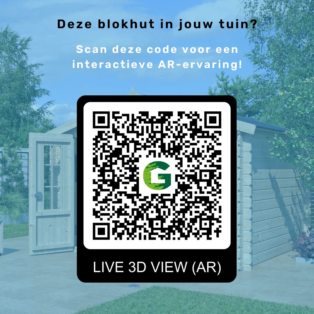 Woodlands Blokhut Oregon Groen Geïmpregneerd 295 x 205 cm - Afbeelding 3